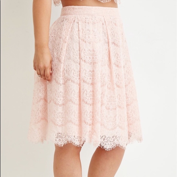 plus size lace skirt